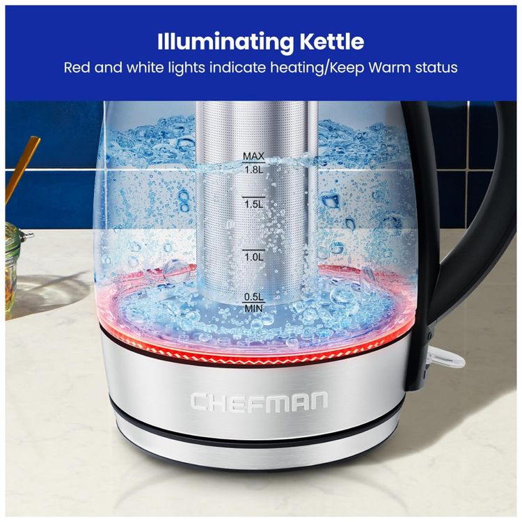 Chaleira-Eletrica-Chefman-de-Vidro-18L-1500W-c--Infusor-de-Imagem-5
