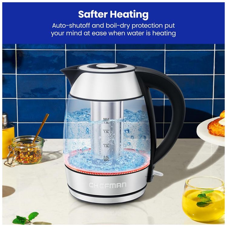 Chaleira-Eletrica-Chefman-de-Vidro-18L-1500W-c--Infusor-de-Imagem-6