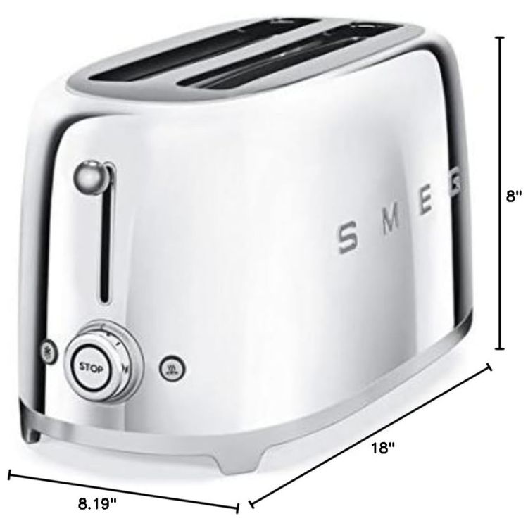 Torradeira-Smeg-50s-Retro-4-fatias-em-Aco-Inoxidavel-Imagem-5