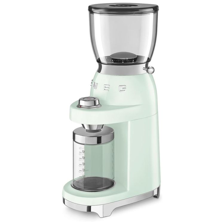 Moedor-de-Cafe-Eletrico-SMEG-RetroStyle-Verde-Pastel-Imagem-1