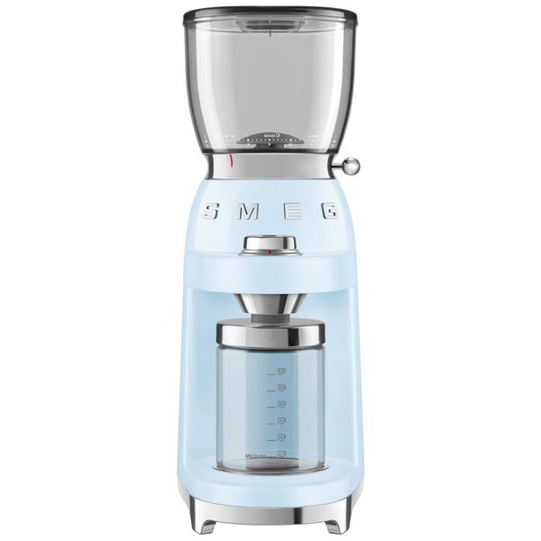 Moedor-de-Cafe-Eletrico-SMEG-Retro-Azul-Pastel-Imagem-0
