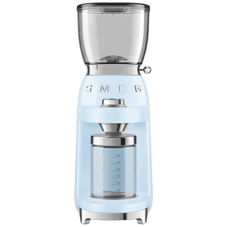 Moedor-de-Cafe-Eletrico-SMEG-Retro-Azul-Pastel-Imagem-0