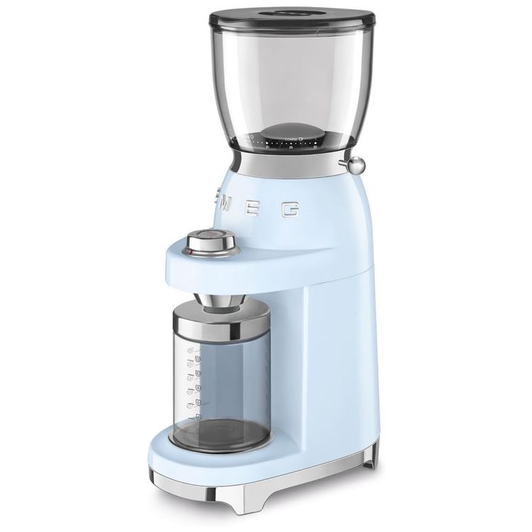 Moedor-de-Cafe-Eletrico-SMEG-Retro-Azul-Pastel-Imagem-1
