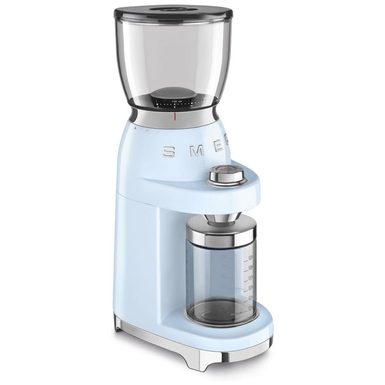 Moedor-de-Cafe-Eletrico-SMEG-Retro-Azul-Pastel-Imagem-2