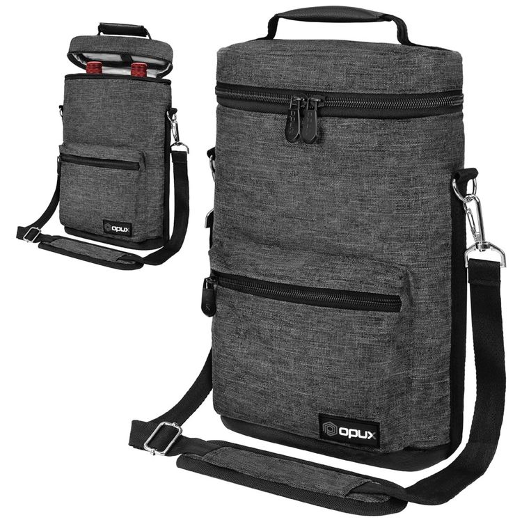 Porta-Garrafas-Termico-para-2-Garrafas-de-Vinho-OPUX-Bolsa-Imagem-7