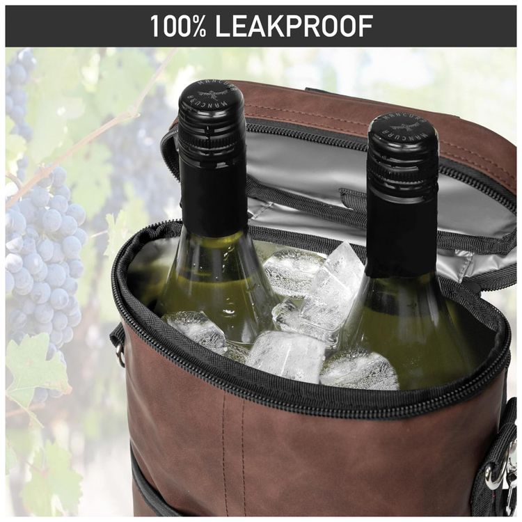 Bolsa-Termica-para-2-Garrafas-de-Vinho-OPUX-em-Couro-Marrom-Imagem-4