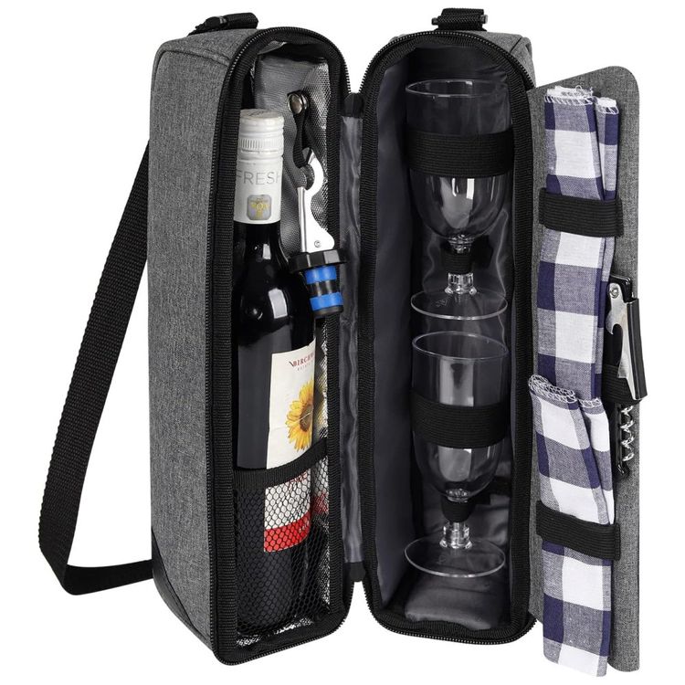 Bolsa-Termica-para-Vinhos-ALLCAMP-com-Compartimento-Imagem-0