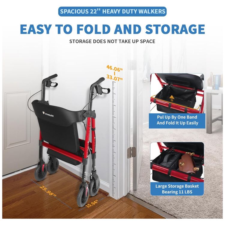 Andador-com-Assento-204-kg-Rolling-Walker-10.8kg-Imagem-3