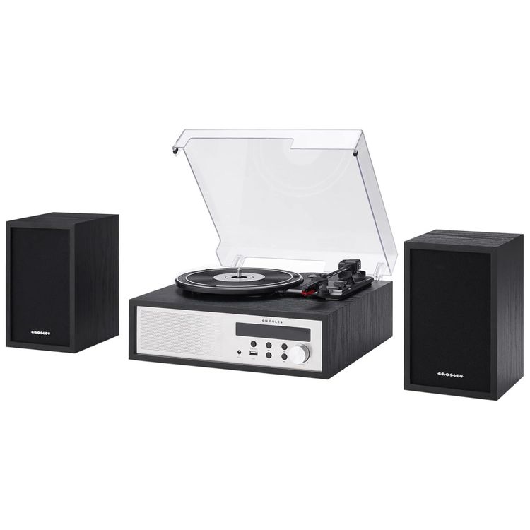 Toca-Discos-Crosley-CR7022ABK-Sloane-3-Velocidades-com-Imagem-4