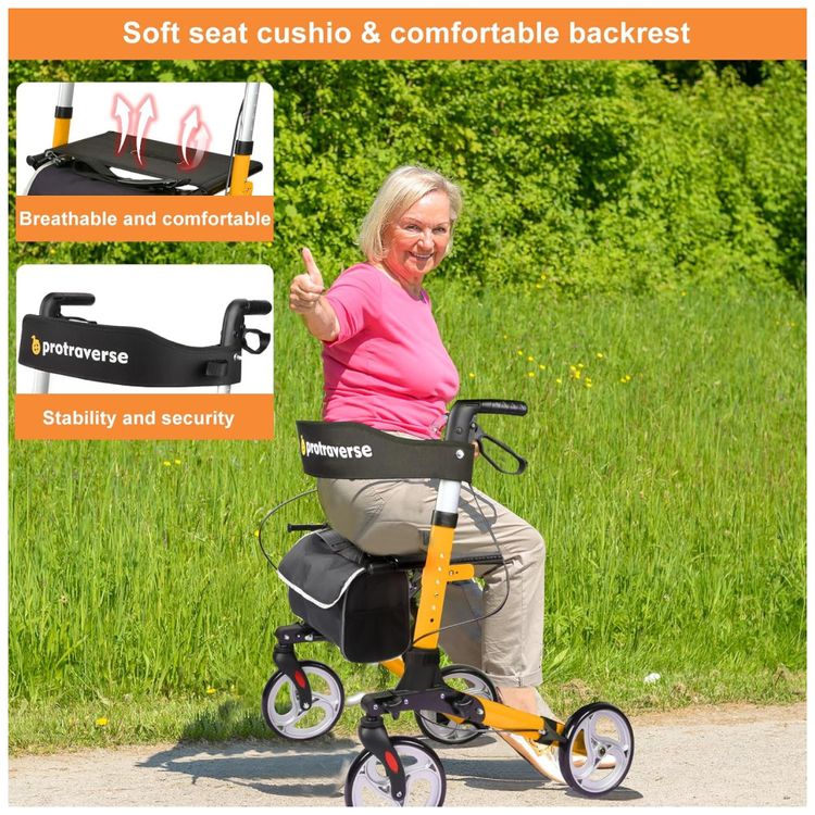 Andador-para-Idosos-Rollator-com-Assento-Leve-e-Dobravel-Imagem-5