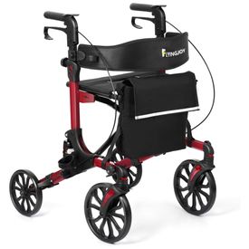 Cadeira-de-Rodas-Portatil-com-Encosto-Largo-Rodas-20cm-Imagem-0