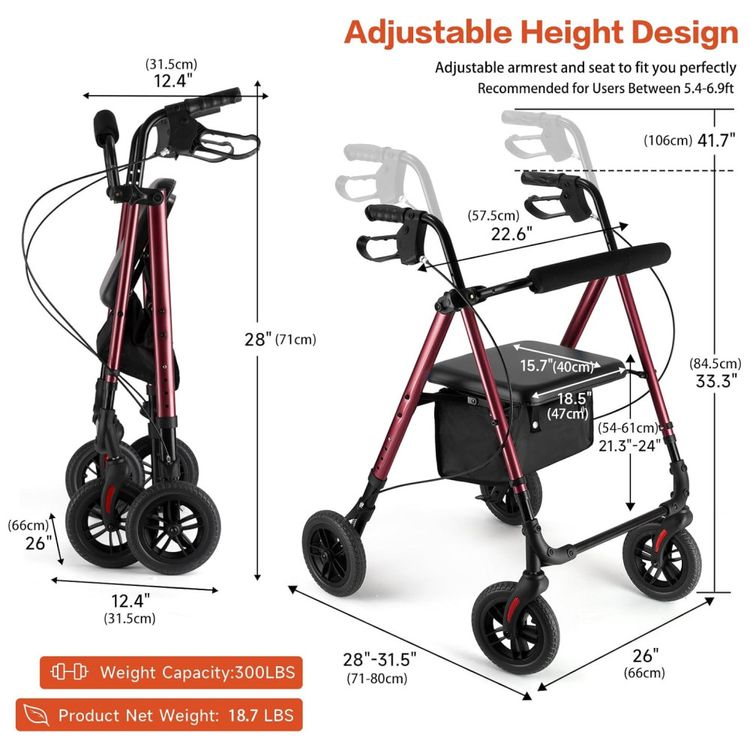 Andador-Rollator-Ambliss-com-Bandeja-de-Assento-Suporta-Imagem-2