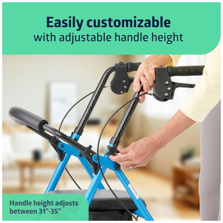 Andador-Rollator-de-Aco-para-Adultos-Medline-Azul-Claro-Imagem-1