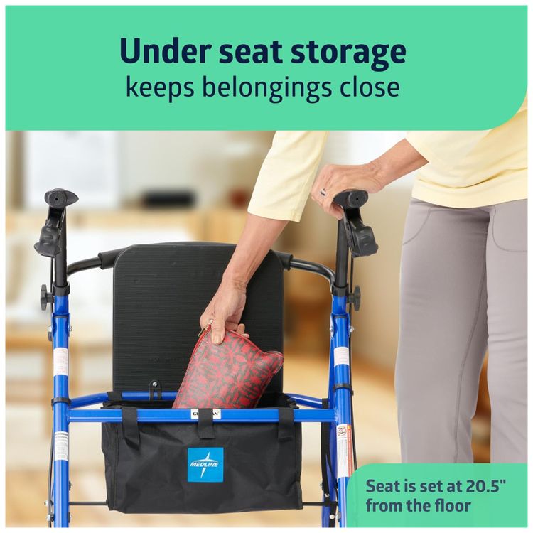 Andador-Rollator-de-Aco-Medline-para-Mobilidade-de-Adultos-Imagem-4