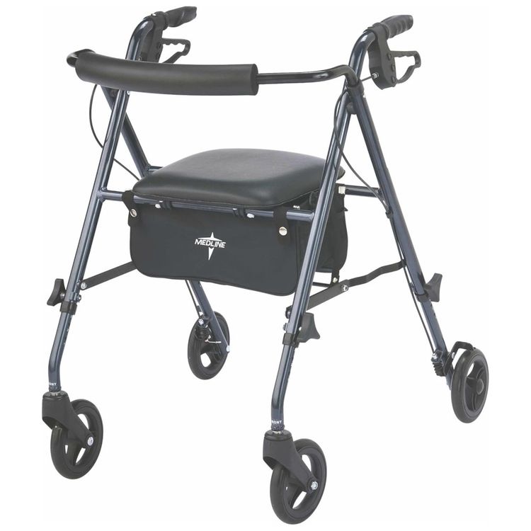 Andador-Rollator-de-Aluminio-Ultraleve-Medline-Azul-Fume-Imagem-0