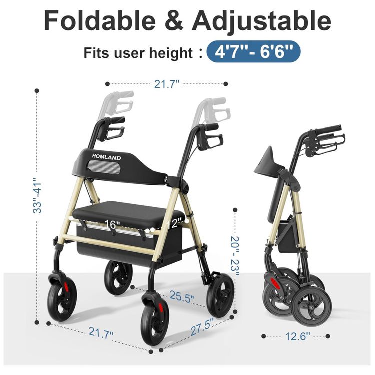 Andador-Rollator-Dobravel-com-Assento-para-Idosos-Rodas-Imagem-5