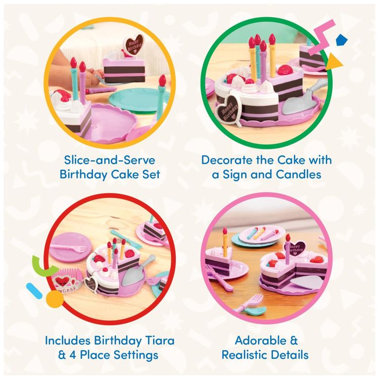 Battat-Play-Circle---Bolo-de-Aniversario-Comida-de-Imagem-3