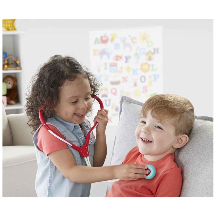 Kit-Medico-Fisher-Price-com-7-pecas-para-brincar-de-medico.-Imagem-1