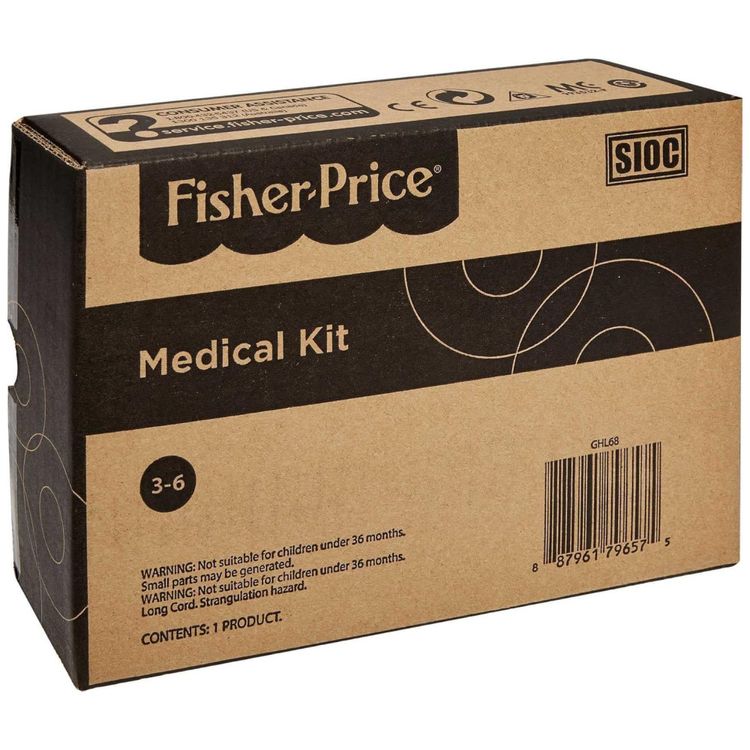 Kit-Medico-Brinquedo-Fisher-Price-7-Pecas-para-Fantasia-e-Imagem-1