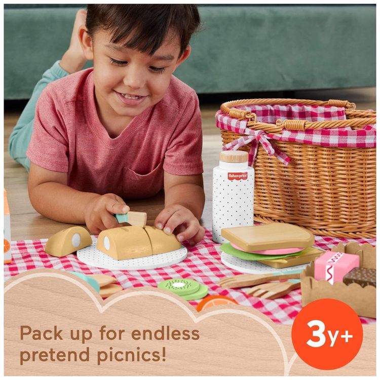 Cesta-de-Piquenique-Fisher-Price-31-Pecas-de-Madeira-para-Imagem-1