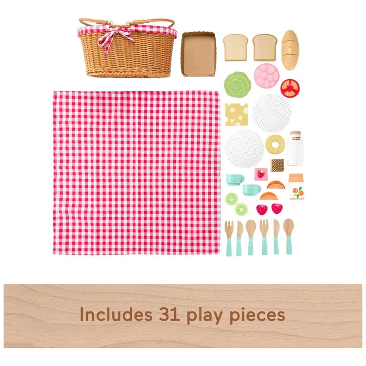 Cesta-de-Piquenique-Fisher-Price-31-Pecas-de-Madeira-para-Imagem-4