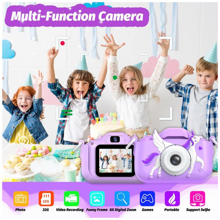 Camera-Digital-Infantil-Goopow-com-Capa-Protetora-e-Cartao-Imagem-1