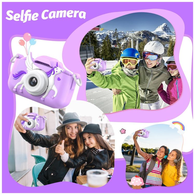 Camera-Digital-Infantil-Goopow-com-Capa-Protetora-e-Cartao-Imagem-3