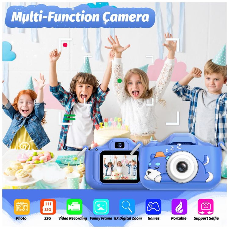 Camera-Selfie-Infantil-Goopow-para-Meninas-Meninos-de-3-9-Imagem-1