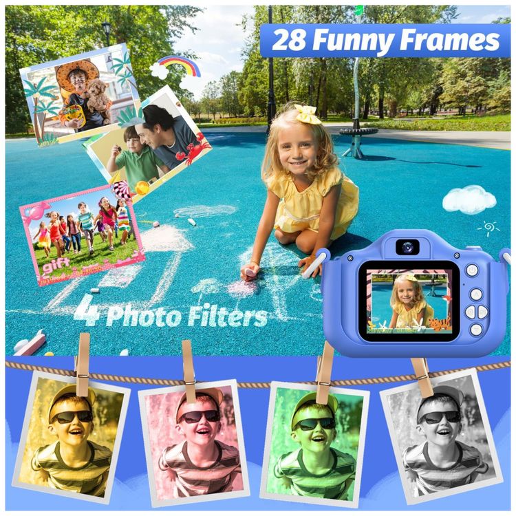 Camera-Selfie-Infantil-Goopow-para-Meninas-Meninos-de-3-9-Imagem-2