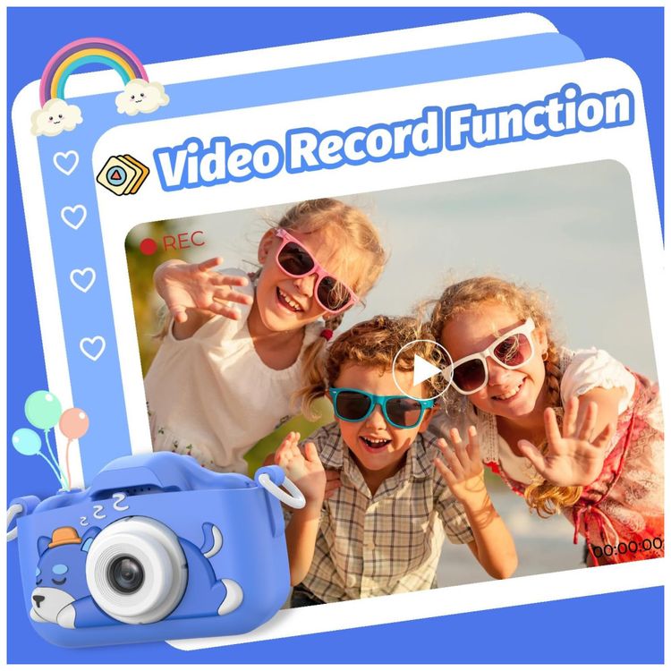 Camera-Selfie-Infantil-Goopow-para-Meninas-Meninos-de-3-9-Imagem-4