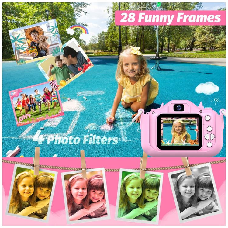 Camera-Selfie-Infantil-Goopow-Para-Meninas-Meninos-de-3-9-Imagem-2