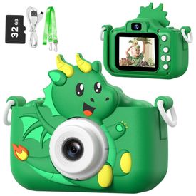 Camera-Selfie-Infantil-Goopow-verde-para-meninas-meninos-de-Imagem-0