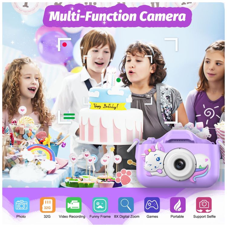 Camera-Selfie-Infantil-Goopow-Para-Meninas-Meninos-3-9-Imagem-1