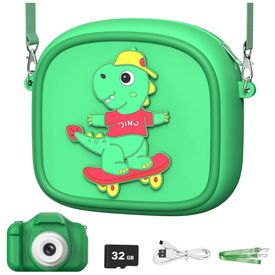 Camera-Infantil-Dinossauro-Verde-para-Meninos-de-3-a-12-Imagem-0