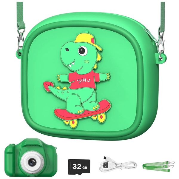 Camera-Infantil-Dinossauro-Verde-para-Meninos-de-3-a-12-Imagem-0