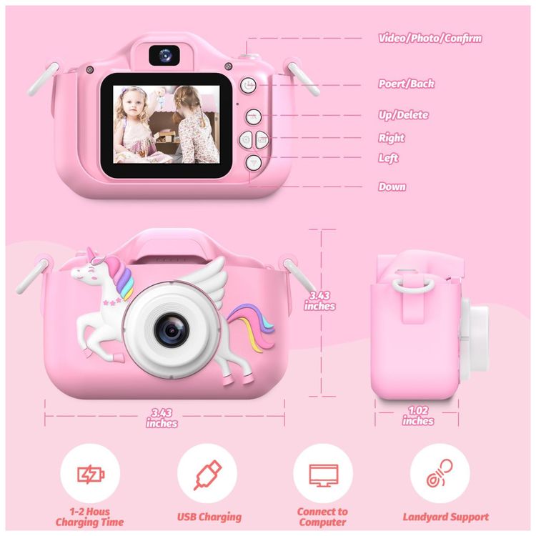 Camera-Infantil-Para-Meninas-3-12-Anos-Selfie-Presente-de-Imagem-5