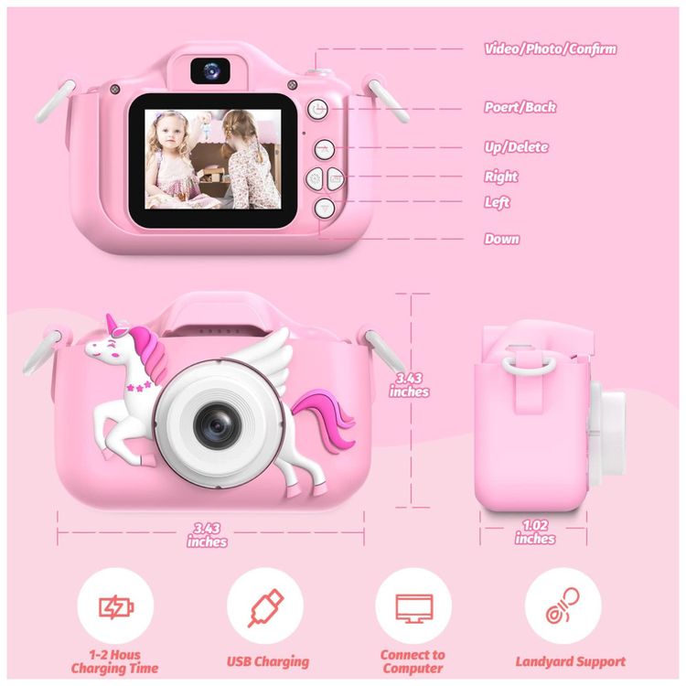Camera-Infantil-Para-Meninas-3-12-Anos-Selfie-Presente-De-Imagem-5