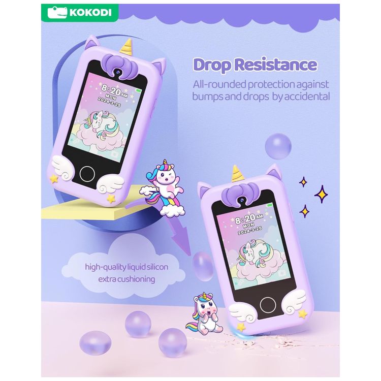 Telefone-Brinquedo-Infantil-KOKODI-Unicornio-Para-Meninas-Imagem-1