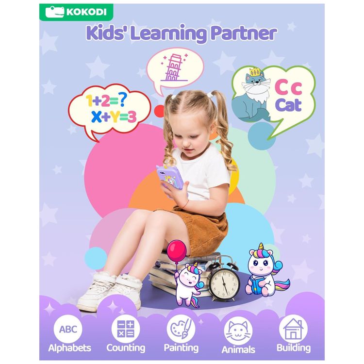 Telefone-Brinquedo-Infantil-KOKODI-Unicornio-Para-Meninas-Imagem-3