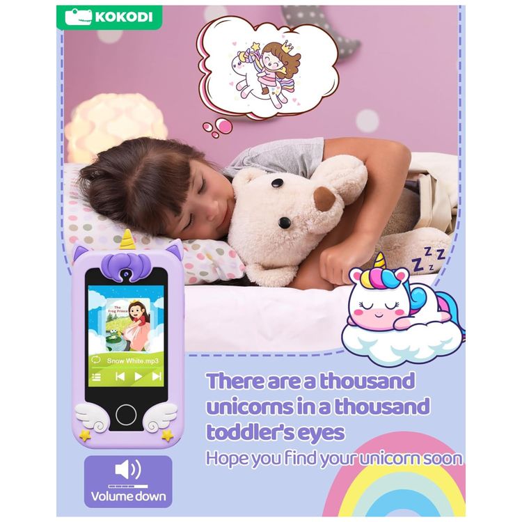 Telefone-Brinquedo-Infantil-KOKODI-Unicornio-Para-Meninas-Imagem-5