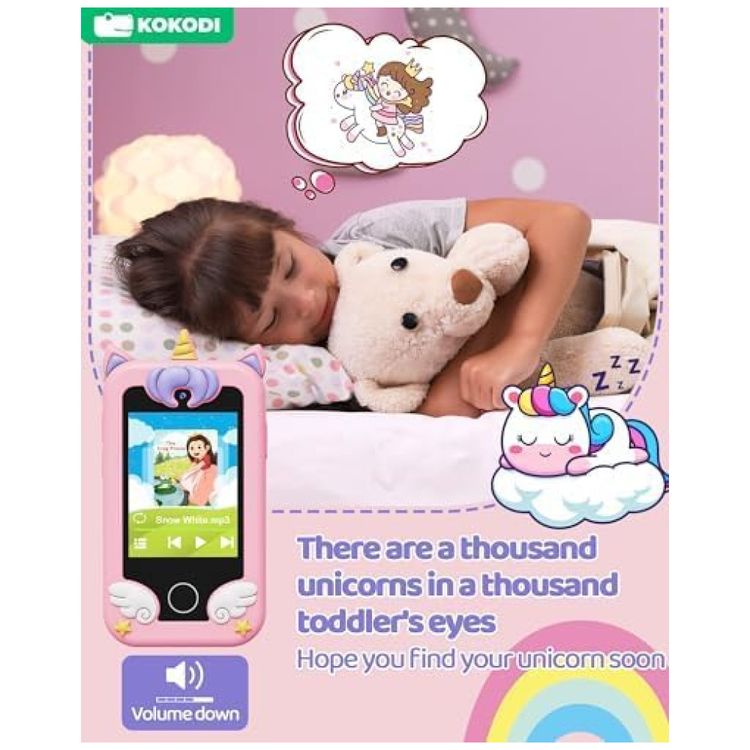 Celular-Brinquedo-KOKODI-Unicorn-com-tela-sensivel-ao-Imagem-1