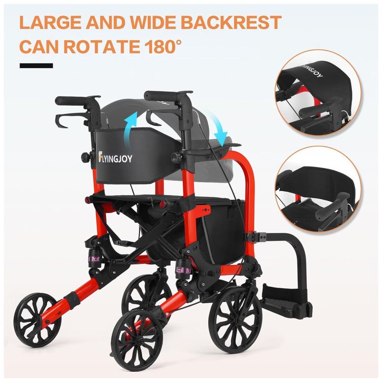 Andador-Rollator-2-em-1-Leve-com-Rodas-Dianteiras-e-Rodas-Imagem-2
