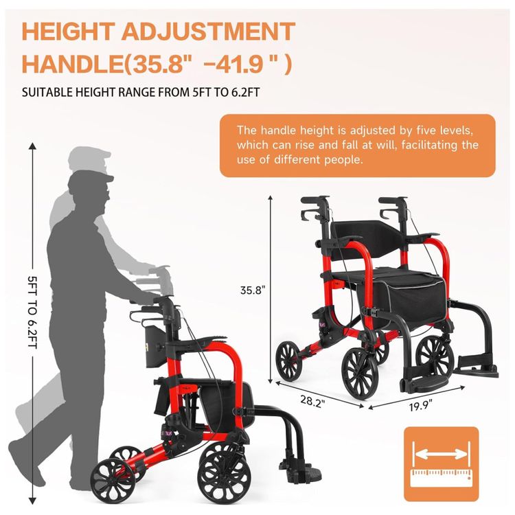 Andador-Rollator-2-em-1-Leve-com-Rodas-Dianteiras-e-Rodas-Imagem-3