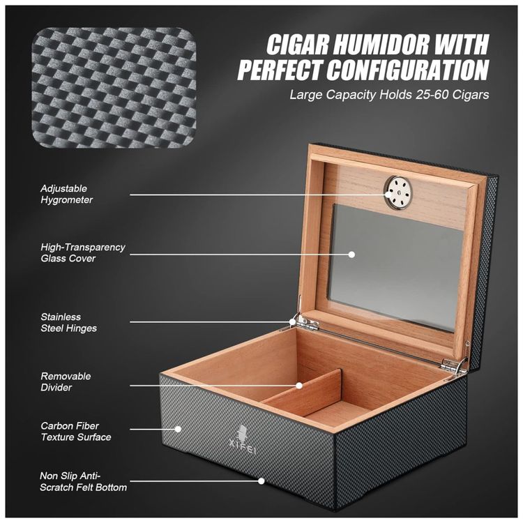 Umidor-de-Charutos-XIFEI-em-Cedro-Espanhol-c--Design-Imagem-2