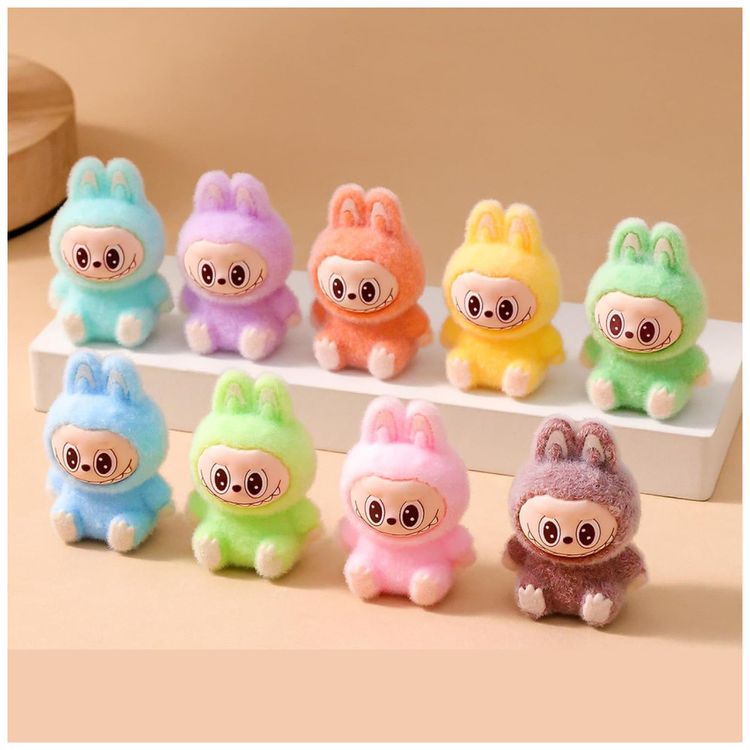 Conjunto-de-10-Mini-Ornamentos-de-Pelucia-Labubu-Imagem-1