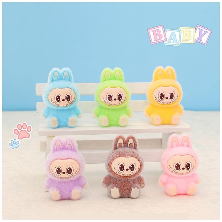 Conjunto-de-10-Mini-Ornamentos-de-Pelucia-Labubu-Imagem-4