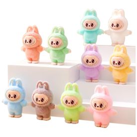 Kit-com-10-Mini-Enfeites-de-Mesa-Labubu-de-Pelucia-Coelhos-Imagem-0