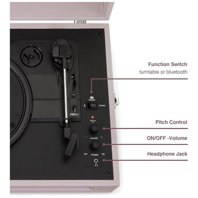 CROSLEY-Voyager-Amethyst--Toca-discos-Portatil-Bluetooth-Imagem-7