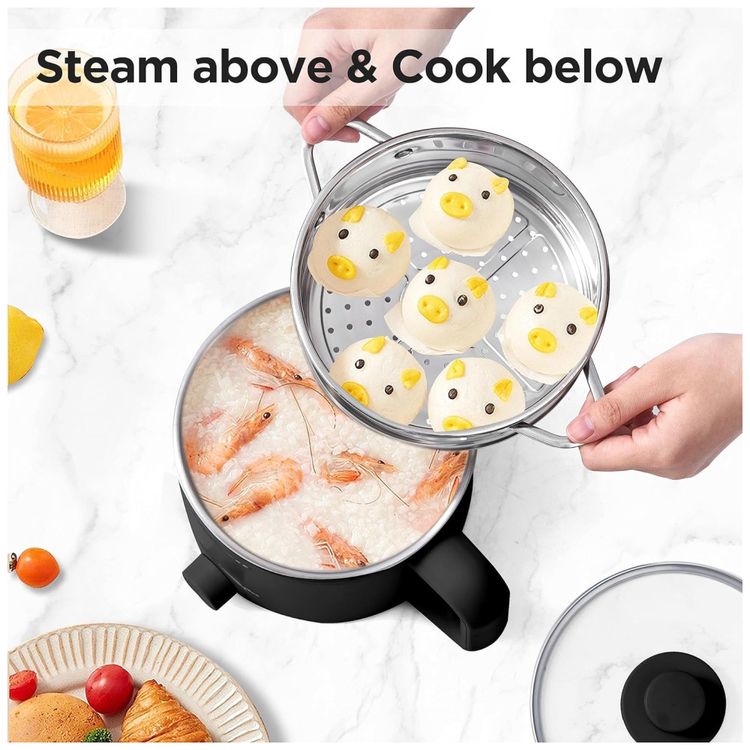 Panela-Eletrica-Topwit-Hot-Pot-com-Steamer-16-L---Ideal-Imagem-1