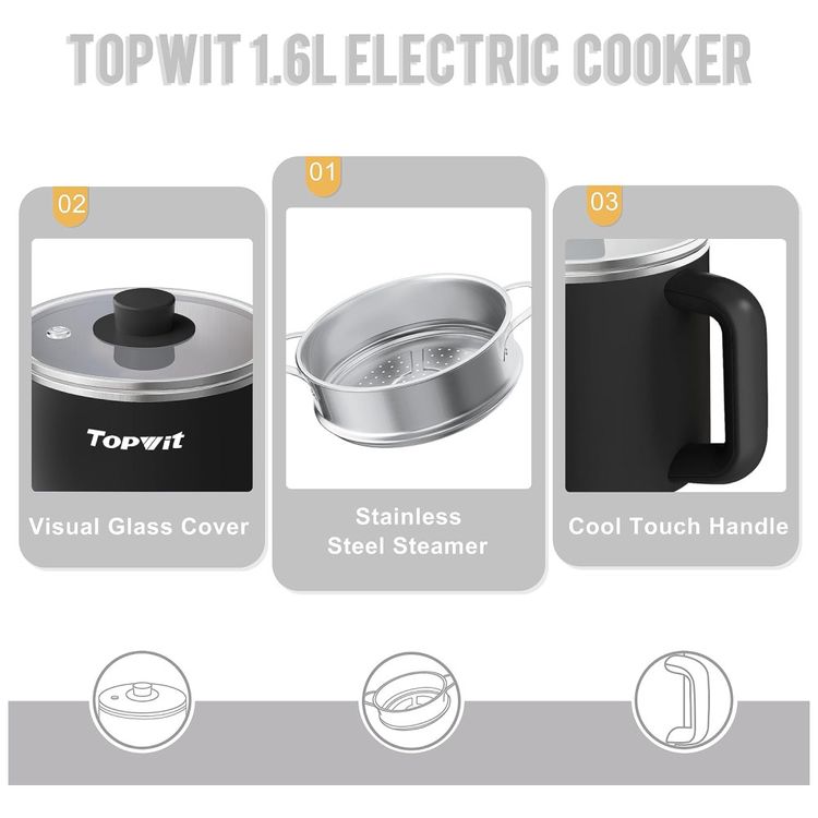 Panela-Eletrica-Topwit-Hot-Pot-com-Steamer-16-L---Ideal-Imagem-6